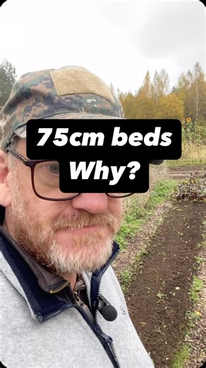 Why are your beds 75cm wide? Here let me show you… #gardeningtips #marketgardening #vegtablegarden #latvia #latvija #dārzs | Baltic Homesteaders