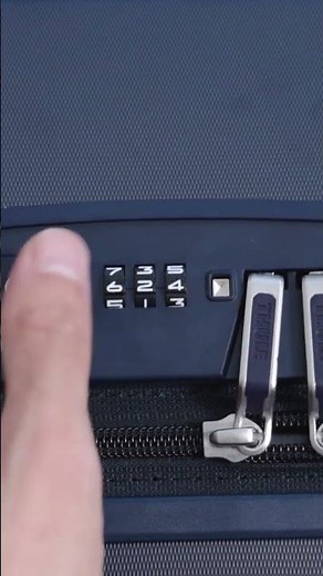How to set the lock code: Thule Revolve Luggage