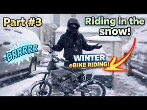 Valtinsu EM-5 Part #3 - Snow riding! (Street and off road riding)