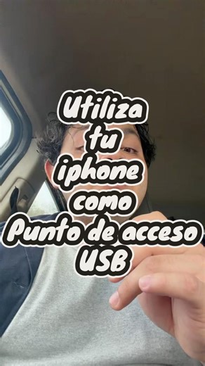 🔥 Compartir Internet iPhone por USB 🚀(Hotspot más estable) #taquito #apple #smartphone #tecnologia