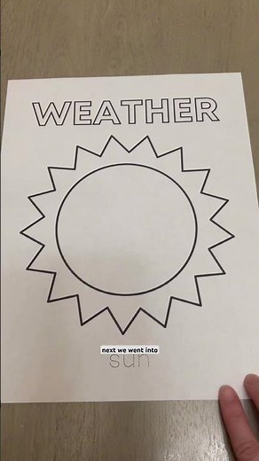 Easy Weather Lesson for Kids | Simple Homeschool Idea 🌦️