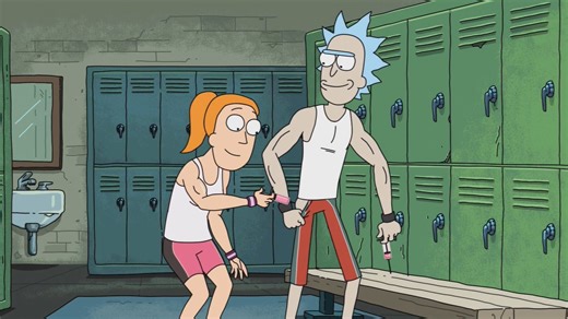 就算是瑞克，想要练出肌肉也得上科技