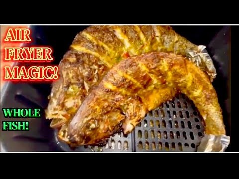 Juicy Air Fryer Whole Fish | How to bake Whole Fish in Air Fryer | Easy & Delicious