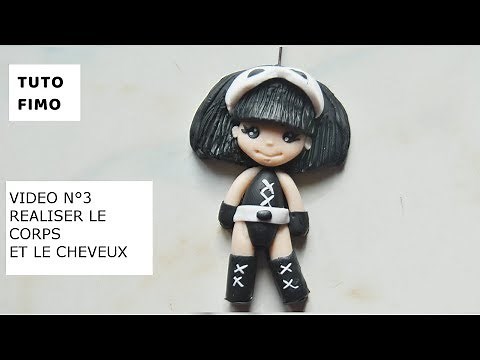 TUTO - DIY - CHIBI - FIGURINE - MANGAS - PÂTE POLYMERE - N°3