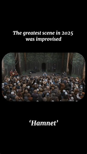 — In the final moments of Hamnet, when Agnes (Jessie Buckley) reaches out to touch the actor playing Hamlet, she wasn’t following a script. There were no rehearsals for this movement. Director Chloé Zhao gave Buckley the freedom to follow her instincts. Everyone on set was caught up in the heat of the moment, blurring the line between a movie set and reality. 🎬 Hamnet "2025" 🎥 Dir. Chloé Zhao #OnceUponATimeInMovies #Hamnet #Oscars | Once upon a time in ..Movies