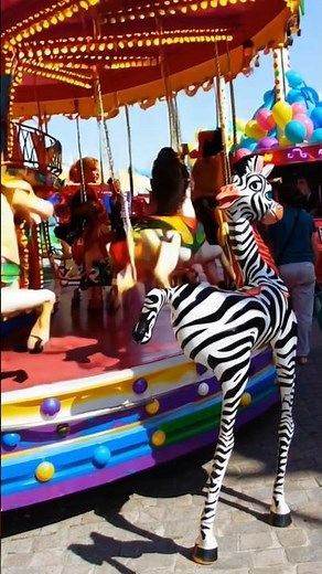 Animals Enjoying Funfair #funny #animallife #shorts #cute