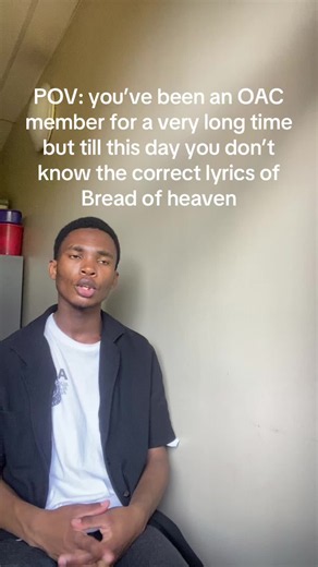 Bread of Heaven OAC lyrics — correct OAC wording