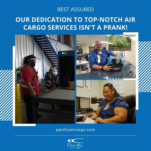✈️ While pranks come and go, our rock-solid cargo service stays true. Count on Pacific Air Cargo for precision handling that's seriously good business—no fooling around with your valuable shipments!  #RealDealCargo #NoFoolsJustResults #AprilReliability | Pacific Air Cargo | Facebook