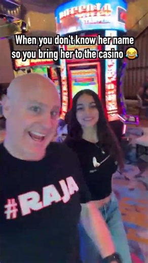 When you don’t know her name so you bring her to the casino 😂 #jackpotofthemonth #slot #lasvegas