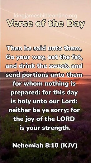 Nehemiah 8:10 - Most Inspiring Bible Verse Revealed!