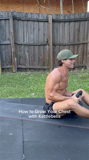Save this and try one of these chest exercises. #kettlebell #chest #workout