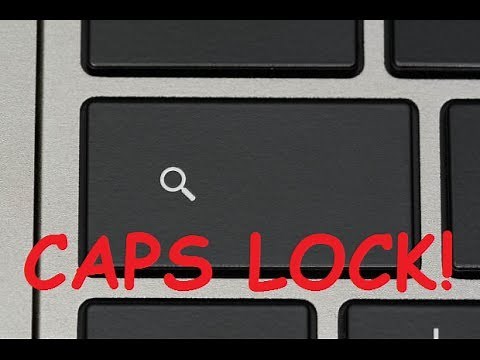 Chromebook tip: Change the search button to CAPS LOCK. (Chomebook cap lock button)