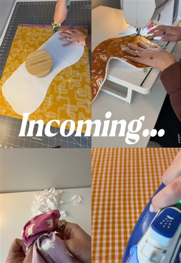 Burp cloths from a free online sewing pattern. Easy and fun! Full tutorial coming tomorrow. #sewingtiktok #quiltersoftiktok #beginnersewing