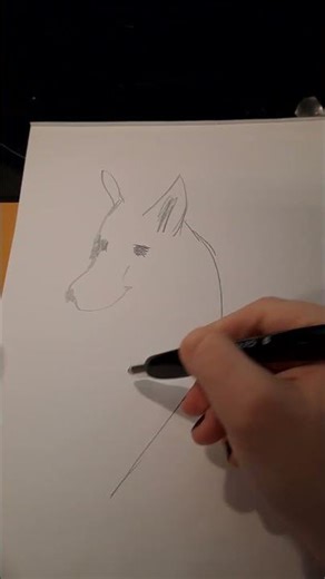 🐶Dog Doodle ✎ᝰ. 30-Day Challenge - Day 09 (˶ˆ꒳ˆ˵) #art #dog #drawing #cute #kawaii #dogs #doggo