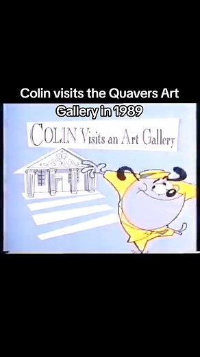 Colin visits the Quavers Art Gallery in 1989 #nostalgia #tv #advert #quavers #artgallery #crisps #snacks #funnyvideos😂 #80snostalgia #retro #vintage #childhood #childhoodmemories | Nostalgia Wizard