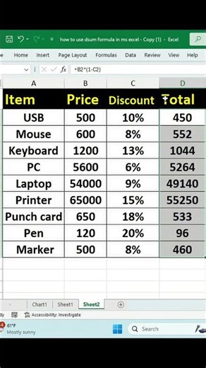 Calculating Discounts in Excel (The Fastest Way)
