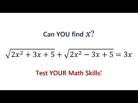 Can You Solve This Radical Equation? Many Students Gave Up.