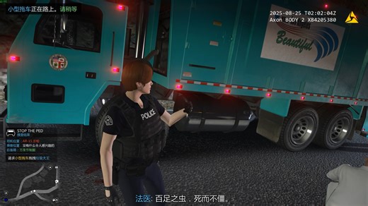 GTA（LSPDFR警察模组）LAPD洛城警局警员执法追捕危险驾驶员