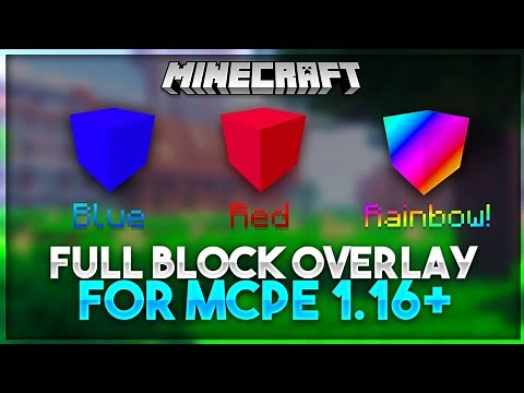 🌴Full Block Overlay MCPE 1.16+ By PolrFlar3!!!🔥🔥