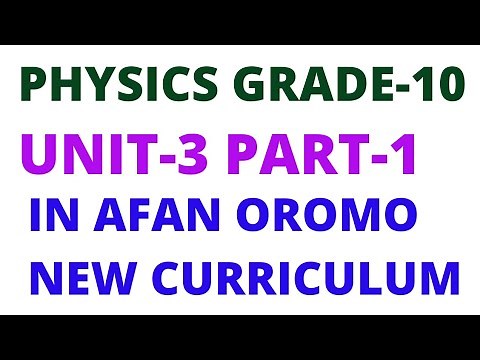 Grade-10 physics Unit-3 part-1/Great Lesson