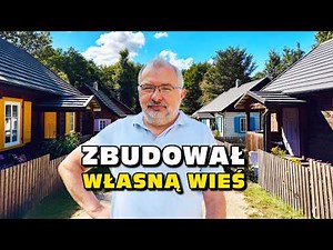 He built his own village of 100-year-old houses! 🏡