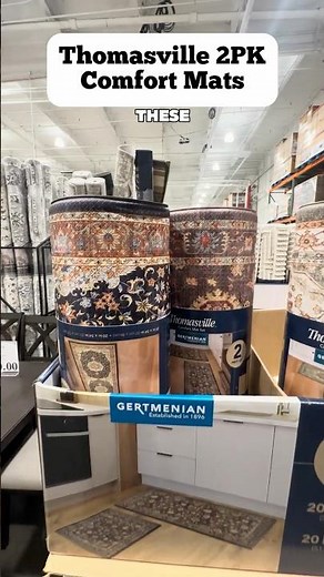 ✨ Thomasville Comfort Mat 2-Pack are perfect for making time in the kitchen or laundry room easier!