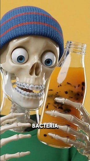 What happens if you drink expired juice? #anatomy #healthfacts