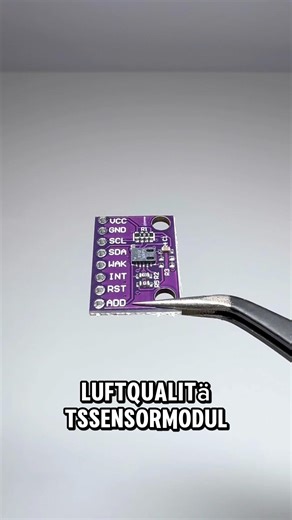 Luftqualitäts-Monitoring mit dem CCS811 Sensormodul. #azdelivery #diy #electronics #arduinoproject