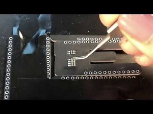 Reflow Soldering a Double-sided PCB with 0402 parts and Small Surface Mount ICs - Particle^2
