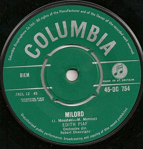 Edith Piaf - Milord