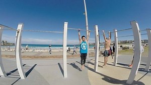 1.1K views · 24 reactions | Dave's Muscle Ups on Sunday @dav_lilmane @barlionz | Bondi Beach BAR Brutes | Facebook