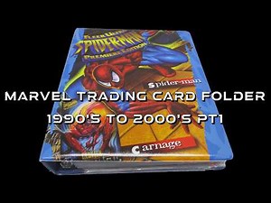 Marvel Trading Card Folder - Spiderman Sets from the 90s Pt1
