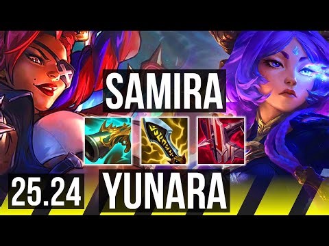 SAMIRA & Nautilus vs YUNARA & Poppy (ADC) | KR Master | 25.24