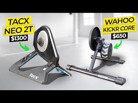 Cheap vs Expensive Smart Turbo Trainer | Wahoo Kickr Core vs Tacx Neo 2T