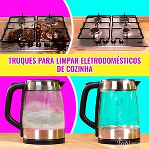 Como limpar os eletrodomésticos da cozinha usando soluções caseiras. | Fabiosa Portugal
