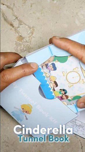 Creating Magical Moments Together | Printable Cinderella Tunnel Book