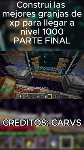 Construyendo la Granja de XP Más Rápida en Minecraft