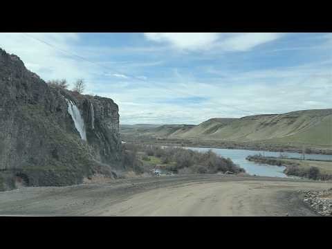 Coming down Thousand Springs Grade Road, Idaho