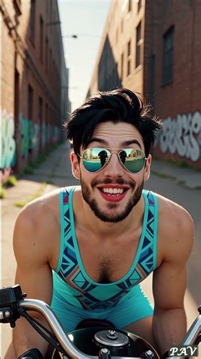 Crazy Swimsuit Motorcycle Challenge!