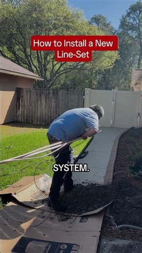 HVAC Line Set Install