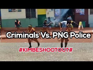 Gun Battle between Police & Rascals - JJ Mart, Kimbe, WNB, Papua New Guinea Friday 14/10/22