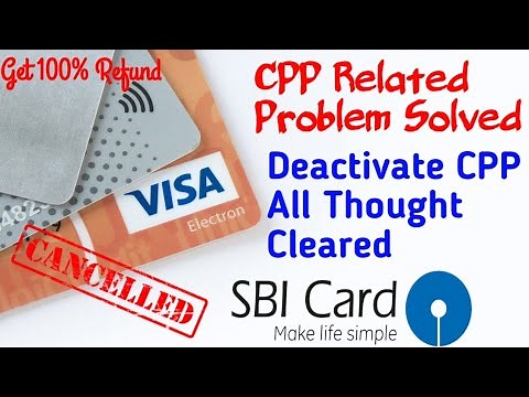 How To Cancel SBI CPP Membership? Get Full Refund After Cancel CPP |How To cancel CPP Membership SBI