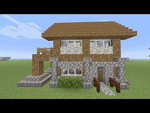 Minecraft een makkelijk survival huis bouwen