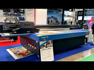 ColorJet Unveiled the Powerful & all-new Technology Upgrade True Flatbed UV printer at Viscom Italia