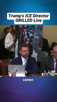 Trump's ICE Director GRILLED By Top Dem