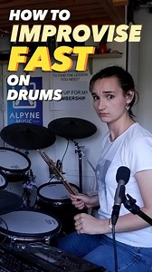 Unlock the art of drum improvisation, even if you’re a complete beginner! 🥁🤘 #musicimprov #musicimprovisation #drumlesson #drumuniversity #drummergirl | Love To Learn Drums