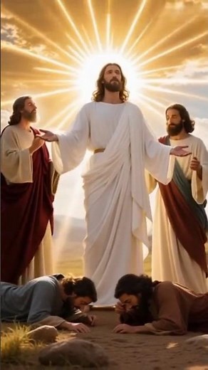 The transfiguration of Jesus