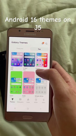 Android 16 Themes on J5