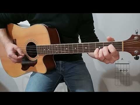 "Alison"- Elvis Costello - Easy Acoustic Guitar Tutorial with Chord Diagrams!