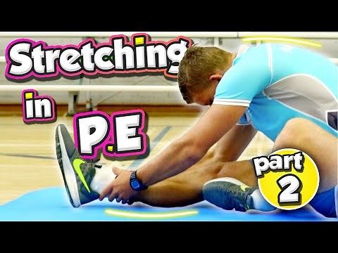 💪🏽STRETCHING & LEARNING muscles in the body for PE (part 2)